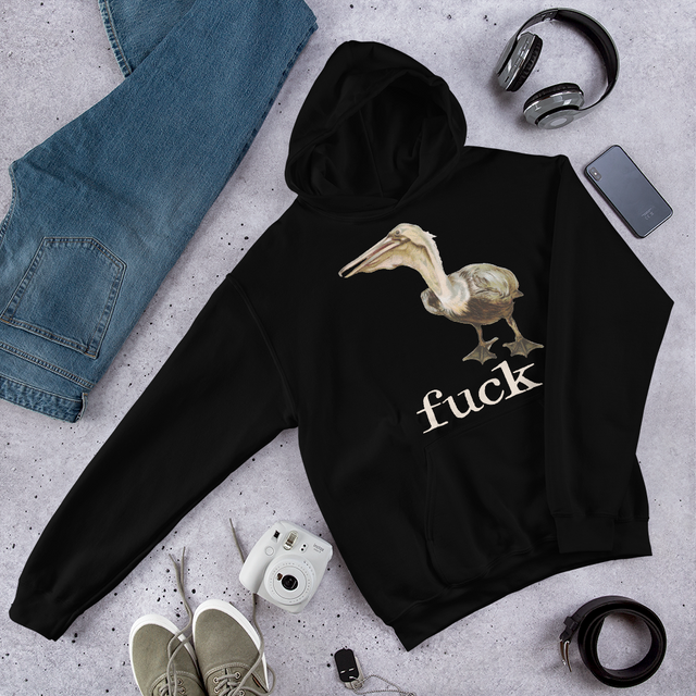 Fuck Pelican Hooded Sweatshirt