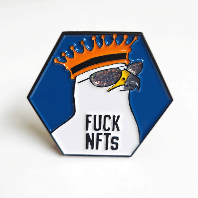 FUCK NFTs Pin: King Hat