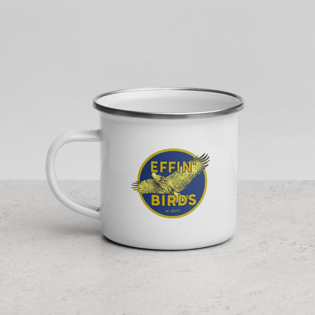 Fuck Off Until I Get Coffee Enamel Mug