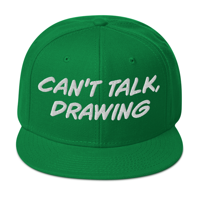 Can't Talk, Drawing Snapback Hat