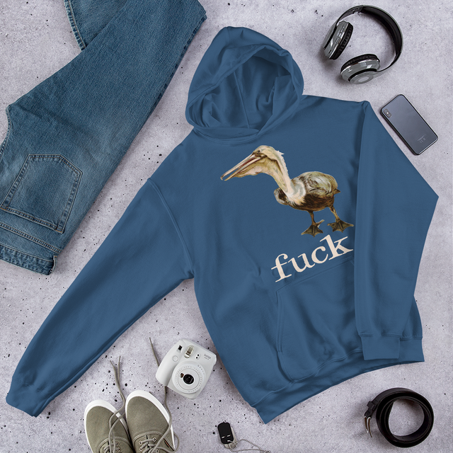 Fuck Pelican Hooded Sweatshirt