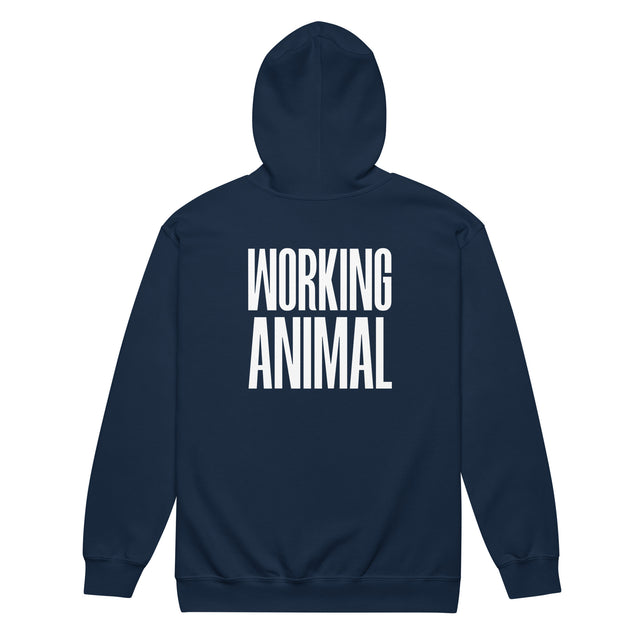 Working Animal zip hoodie