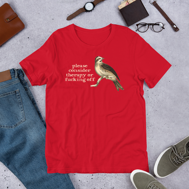 Please Consider Therapy Or Fucking Off T-Shirt