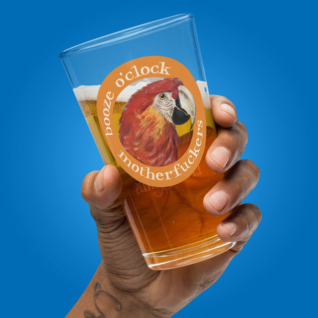 Booze O'Clock Motherfuckers Shaker Pint Glass