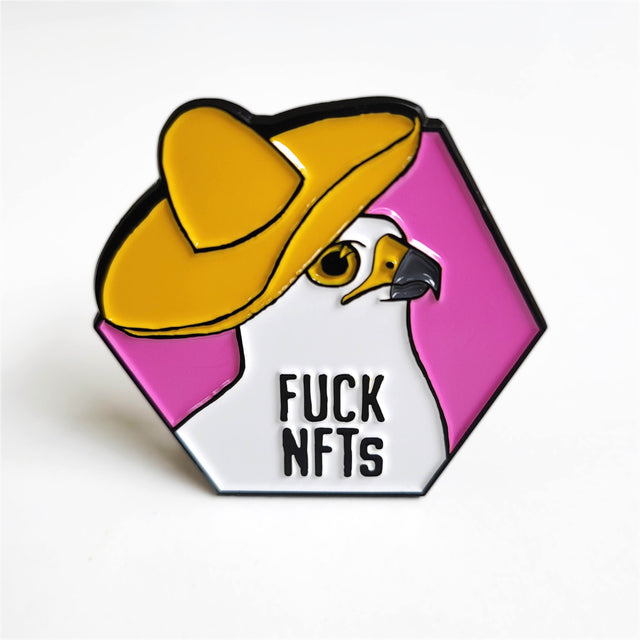 FUCK NFTs Pin: Sombrero