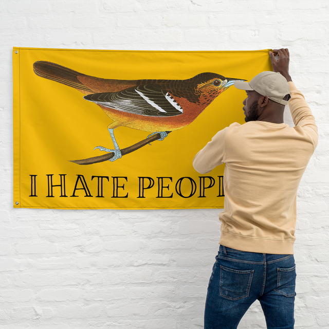 I Hate People Flag