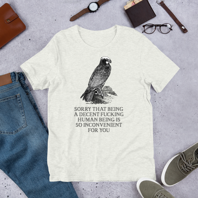 Sorry That Being A Decent Fucking Human Being Is So Inconvenient For You T-Shirt
