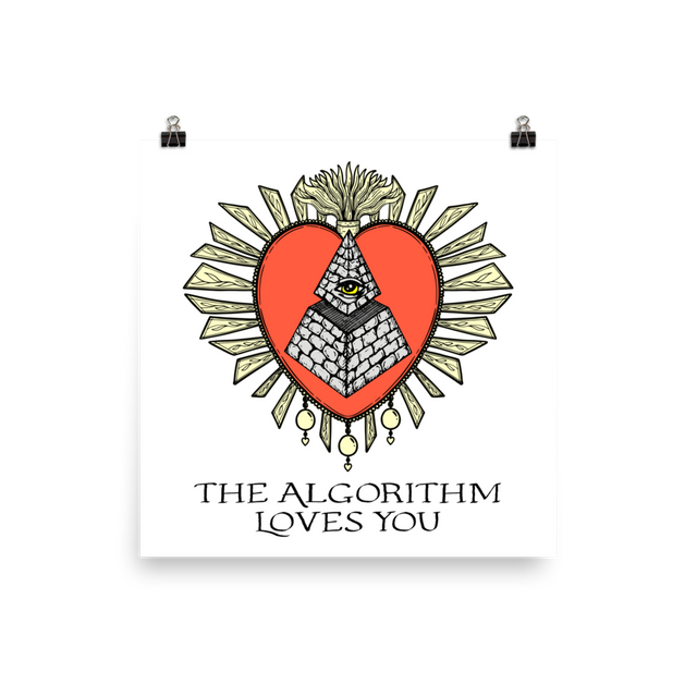 The Algorithm Loves You Poster