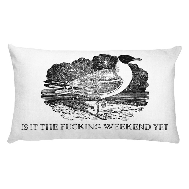 Is It The Fucking Weekend Yet Pillow