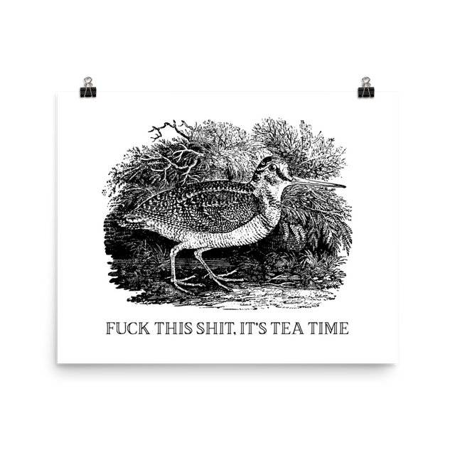 Fuck This Shit, It's Tea Time Poster