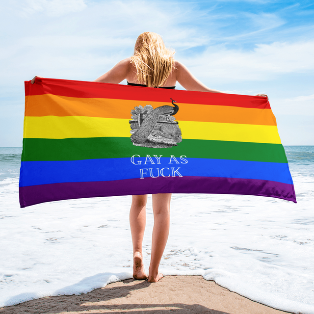 Gay as Fuck Towel