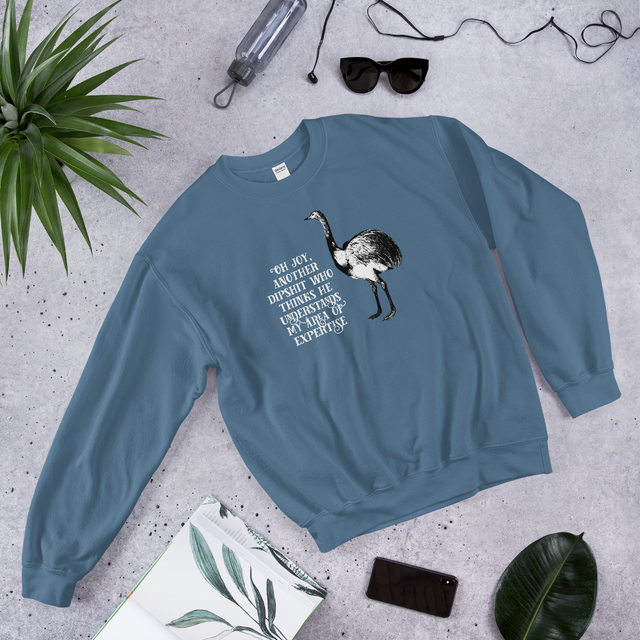 Oh Joy, Another Dipshit Who Thinks He Understands My Area Of Expertise Sweatshirt