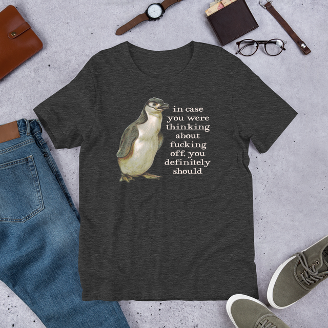In Case You Were Thinking About Fucking Off, You Definitely Should T-Shirt